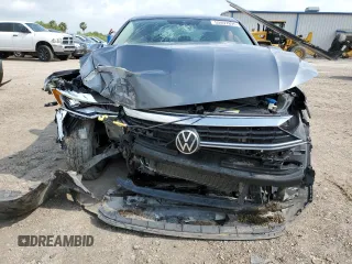 2022 Volkswagen Jetta SE with VIN 3VWEM7BU9NM008750, listed as a Copart auction lot 53497895 with 50,563 mi miles and Salvage title. Bid and sale history available at DreamBid. Image 5.