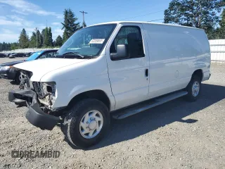 2012 Ford Econoline Cargo Recreational with VIN 1FTNE2EW2CDA66854, listed as a Copart auction lot 63259855 with 279,267 mi miles and Salvage title. Bid and sale history available at DreamBid. Image 1.