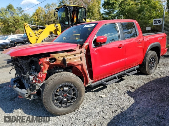 2022 Nissan Frontier S with VIN 1N6ED1EKXNN608884, listed as a Copart auction lot 75479834 with 11,132 mi miles and Salvage Title. Bid and sale history available at carsss.com. Image 1.
