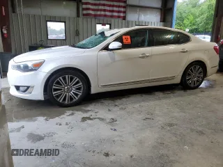 2014 Kia Cadenza Premium z VIN KNALN4D74E5138547, wystawiony jako Copart lot #58220315 z przebiegiem 100 318 mil mil oraz Szkoda całkowita • Salvage title. Historia ofert i sprzedaży dostępna na DreamBid. Obrazek 1.