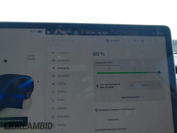 2024 Tesla Model Y с VIN 7SAYGDED5RF015208, выставлен на аукционе IAAI как лот 42723983 с пробегом 10 223 миль миль и . История ставок и продаж доступна на DreamBid. Изображение 17.