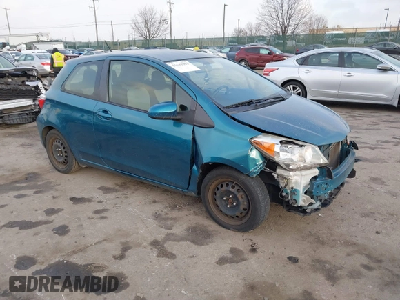 2013 Toyota Yaris L with VIN JTDJTUD38DD553999, listed as a IAAI auction lot 41642903 with 75,795 mi miles. Bid and sale history available at carsss.com. Image 1.