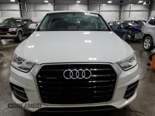 2017 Audi Q3 Premium Plus with VIN WA1JCCFS8HR001694, listed as a Copart auction lot 38311113 with 60,086 mi miles. Bid and sale history available at carsss.com. Image 5.