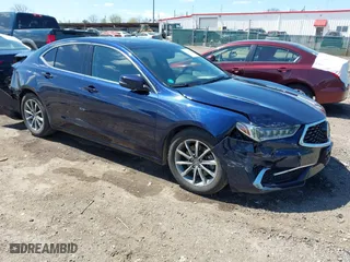 2020 Acura TLX w/Technology Pkg with VIN 19UUB1F51LA001890, listed as a IAAI auction lot 42046926 with 81,833 mi miles. Bid and sale history available at carsss.com. Image 1.