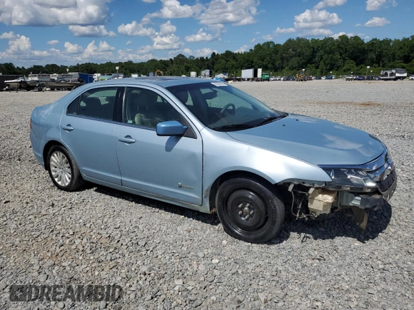 2010 Ford Fusion Hybrid with VIN 3FADP0L35AR345177, listed as a Copart auction lot 62263465 with 145,183 mi miles and Salvage title. Bid and sale history available at DreamBid. Image 4.