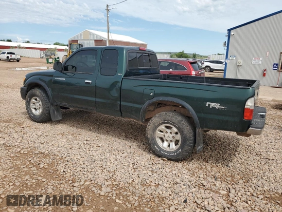 2000 Toyota Tacoma with VIN 4TAWN72N8YZ677345, listed as a Copart auction lot 61096865 with 217,590 mi miles and Clean title. Bid and sale history available at DreamBid. Image 2.