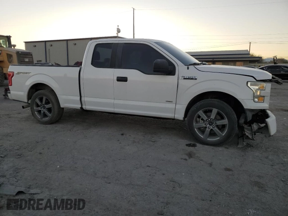 2016 Ford F-150 XL with VIN 1FTEX1CP2GKF05584, listed as a Copart auction lot 87457464 with 125,242 mi miles and Salvage Title. Bid and sale history available at carsss.com. Image 4.
