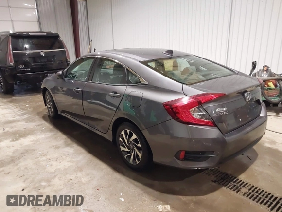 2018 Honda Civic Sedan EX with VIN 19XFC2F72JE208939, listed as a IAAI auction lot 41613130 with 94,510 mi miles. Bid and sale history available at carsss.com. Image 3.