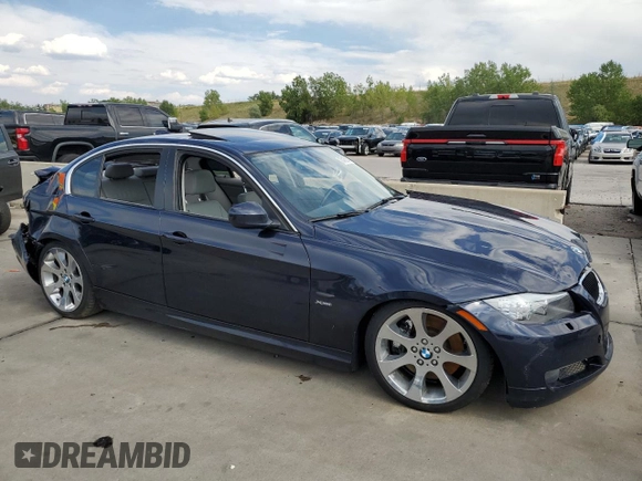 2010 BMW 3 Series 335i xDrive with VIN WBAPL3C59AA407936, listed as a Copart auction lot 70455304 with 89,675 mi miles and Salvage title. Bid and sale history available at DreamBid. Image 4.