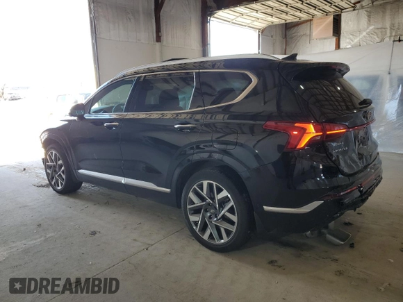 2022 Hyundai Santa Fe Calligraphy with VIN 5NMS54AL0NH457134, listed as a Copart auction lot 50170325 with 25,818 mi miles and Salvage title. Bid and sale history available at DreamBid. Image 2.