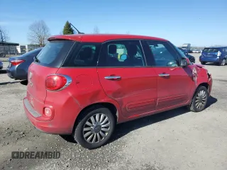 2014 FIAT 500L Easy with VIN ZFBCFABHXEZ025725, listed as a Copart auction lot 46731575 with 162,194 mi miles and Salvage Title. Bid and sale history available at DreamBid. Image 3.