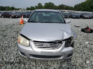 2007 Kia Spectra EX with VIN KNAFE121375410633, listed as a Copart auction lot 57424305 with Not provided miles and Salvage title. Bid and sale history available at DreamBid. Image 5.
