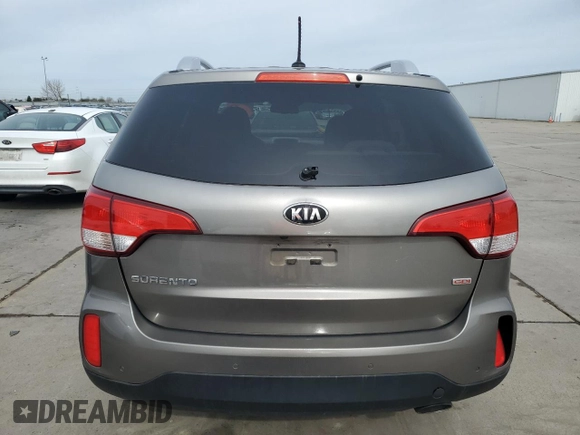 2014 Kia Sorento LX with VIN 5XYKT4A74EG515183, listed as a Copart auction lot 45332975 with 126,082 mi miles and Salvage Title. Bid and sale history available at carsss.com. Image 6.