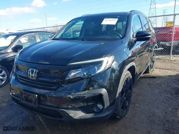 2021 Honda Pilot Special Edition with VIN 5FNYF6H29MB027960, listed as a IAAI auction lot 41726934 with 35,215 mi miles. Bid and sale history available at carsss.com. Image 18.