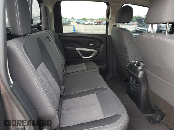 2021 Nissan Titan SV with VIN 1N6AA1ED8MN534176, listed as a Copart auction lot 54574785 with 25,360 mi miles and Salvage title. Bid and sale history available at DreamBid. Image 10.