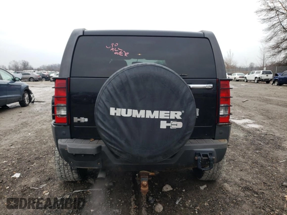 2008 Hummer H3 SUV Luxury with VIN 5GTEN43E888192344, listed as a Copart auction lot 84452414 with 149,666 mi miles and Salvage Title. Bid and sale history available at carsss.com. Image 6.