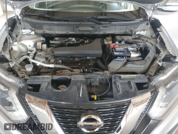 2017 Nissan Rogue S with VIN KNMAT2MV3HP531788, listed as a Copart auction lot 58473905 with 95,700 mi miles and Salvage title. Bid and sale history available at DreamBid. Image 11.