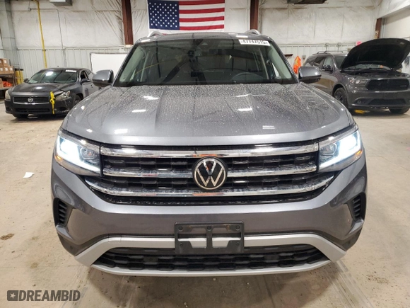2021 Volkswagen Atlas 2.0T SEL with VIN 1V2BP2CA1MC594444, listed as a Copart auction lot 47747515 with 72,702 mi miles and Salvage Title. Bid and sale history available at carsss.com. Image 5.