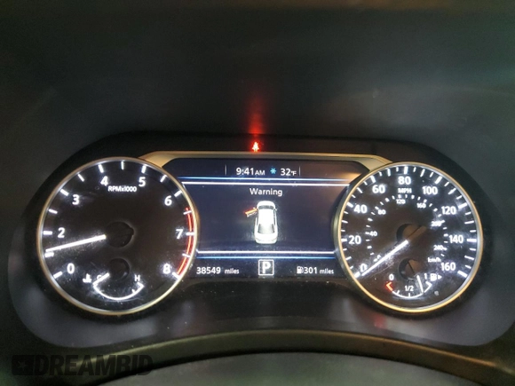 2022 Nissan Sentra SV with VIN 3N1AB8CV0NY301811, listed as a Copart auction lot 49509215 with 38,549 mi miles and Salvage Title. Bid and sale history available at carsss.com. Image 9.