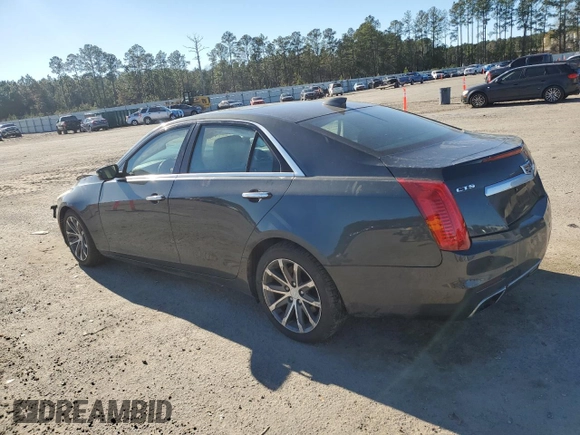 2016 Cadillac CTS Sedan Luxury Collection RWD with VIN 1G6AR5SX2G0116881, listed as a Copart auction lot 41509385 with 0 mi miles and Salvage Title. Bid and sale history available at carsss.com. Image 2.