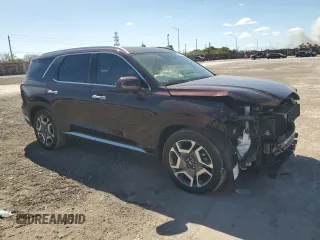 2024 Hyundai Palisade Limited z VIN KM8R5DGE0RU762098, wystawiony jako Copart lot #49864755 z przebiegiem 1 003 mil mil oraz Szkoda całkowita • Salvage title. Historia ofert i sprzedaży dostępna na DreamBid. Obrazek 4.