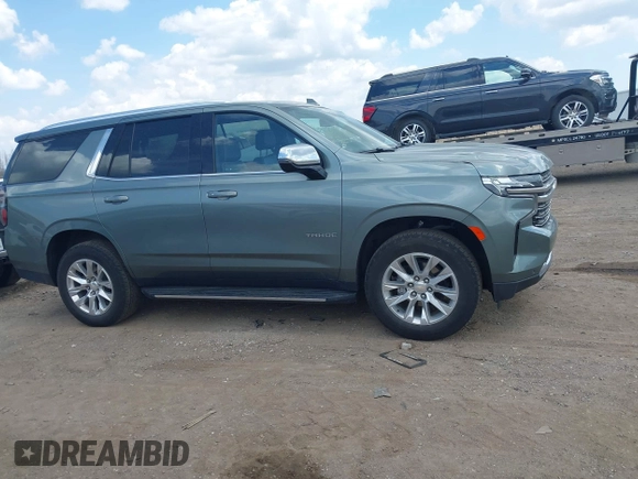 2024 Chevrolet Tahoe Premier with VIN 1GNSCSKD3RR131080, listed as a IAAI auction lot 42113461 with 46,654 mi miles and . Bid and sale history available at DreamBid. Image 13.