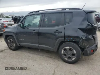 2017 Jeep Renegade Sport with VIN ZACCJAAB6HPF81011, listed as a Copart auction lot 55580935 with 150,743 mi miles and Salvage title. Bid and sale history available at DreamBid. Image 2.