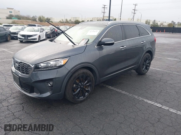 2020 Kia Sorento EX V6 with VIN 5XYPH4A55LG665371, listed as a IAAI auction lot 41719572 with 87,759 mi miles. Bid and sale history available at carsss.com. Image 2.