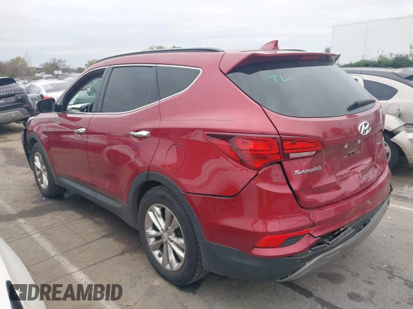 2017 Hyundai Santa Fe Sport 2.0T with VIN 5XYZU4LA9HG406663, listed as a IAAI auction lot 40908199 with 140,696 mi miles. Bid and sale history available at carsss.com. Image 14.
