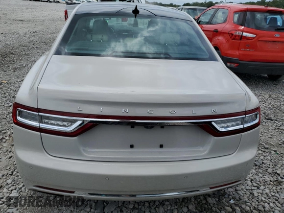 2020 Lincoln Continental Reserve with VIN 1LN6L9RP9L5604607, listed as a Copart auction lot 59477094 with 17,649 mi miles and Salvage Title. Bid and sale history available at carsss.com. Image 6.