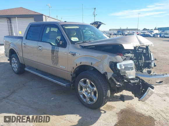 2013 Ford F-150 XL with VIN 1FTFW1ET7DKG04351, listed as a IAAI auction lot 41442752 with 97,342 mi miles and . Bid and sale history available at carsss.com. Image 1.