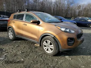 2017 Kia Sportage LX with VIN KNDPMCAC7H7291029, listed as a Copart auction lot 48164115 with 70,199 mi miles and Salvage Title. Bid and sale history available at DreamBid. Image 4.