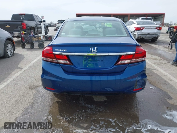 2014 Honda Civic Sedan LX with VIN 19XFB2F5XEE049546, listed as a IAAI auction lot 41850395 with 142,415 mi miles. Bid and sale history available at carsss.com. Image 16.