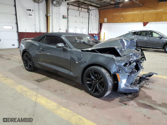 2018 Chevrolet Camaro 1LT with VIN 1G1FB3DS2J0121396, listed as a Copart auction lot 73778014 with 0 mi miles and Salvage Title. Bid and sale history available at carsss.com. Image 4.
