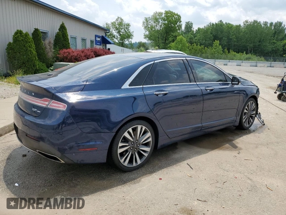 2019 Lincoln MKZ Reserve II with VIN 3LN6L5F96KR604865, listed as a Copart auction lot 59718895 with 85,547 mi miles and Salvage title. Bid and sale history available at DreamBid. Image 3.