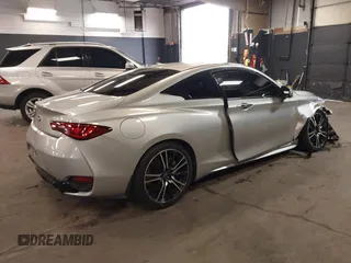 2018 Infiniti Q60 3.0t LUXE with VIN JN1EV7EL3JM391001, listed as a IAAI auction lot 41717307 with 46,105 mi miles. Bid and sale history available at carsss.com. Image 4.