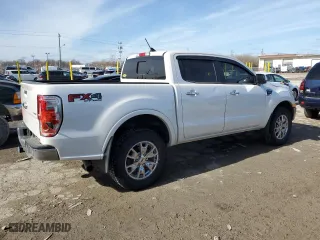 2019 Ford Ranger XL with VIN 1FTER4FH5KLA54430, listed as a Copart auction lot 43701485 with 58,607 mi miles and Salvage Title. Bid and sale history available at carsss.com. Image 3.
