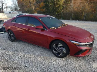 2024 Hyundai Elantra SEL with VIN KMHLS4DG9RU782659, listed as a Copart auction lot 76014554 with 791 mi miles and Salvage Title. Bid and sale history available at carsss.com. Image 4.