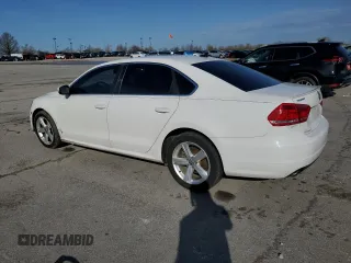 2013 Volkswagen Passat SE w/Sunroof with VIN 1VWBP7A36DC116147, listed as a Copart auction lot 50591345 with 172,814 mi miles and Salvage Title. Bid and sale history available at carsss.com. Image 2.