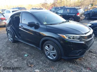 2019 Honda HR-V EX-L with VIN 3CZRU6H76KM740212, listed as a IAAI auction lot 41094402 with 58,036 mi miles. Bid and sale history available at carsss.com. Image 1.