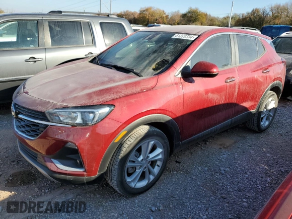 2021 Buick Encore GX Preferred z VIN KL4MMBS28MB058300, wystawiony jako Copart lot #81372734 z przebiegiem 33 759 mil mil oraz Szkoda całkowita • Salvage title. Historia ofert i sprzedaży dostępna na DreamBid. Obrazek 1.