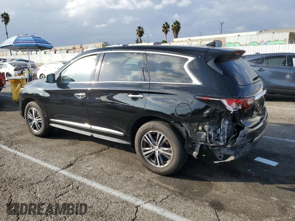 2019 Infiniti QX60 Pure с VIN 5N1DL0MN5KC509433, выставлен на аукционе Copart как лот 78223164 с пробегом 58 918 миль миль и Списание • Salvage title. История ставок и продаж доступна на DreamBid. Изображение 2.