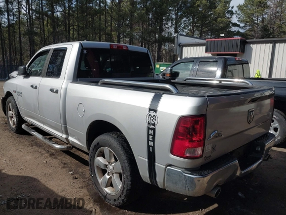 2015 Ram 1500 Big Horn with VIN 1C6RR6GT8FS569506, listed as a IAAI auction lot 41668921 with 214,708 mi miles. Bid and sale history available at carsss.com. Image 3.