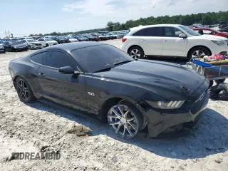 2015 Ford Mustang GT with VIN 1FA6P8CF2F5301424, listed as a Copart auction lot 57391475 with 77,938 mi miles and Salvage title. Bid and sale history available at DreamBid. Image 4.