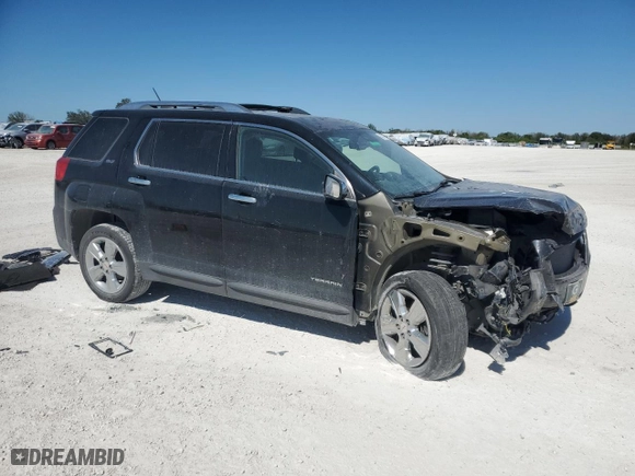 2015 GMC Terrain SLT with VIN 2GKFLYE35F6342471, listed as a Copart auction lot 45371985 with 105,701 mi miles and Salvage Title. Bid and sale history available at carsss.com. Image 4.