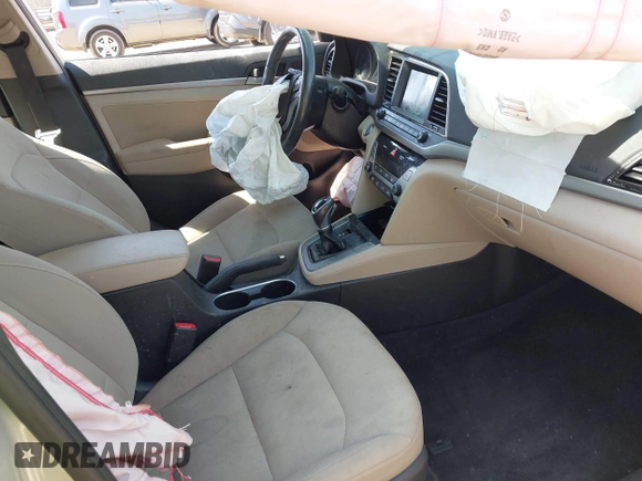 2017 Hyundai Elantra Limited with VIN 5NPD84LF1HH075595, listed as a IAAI auction lot 41899349 with 125,051 mi miles. Bid and sale history available at carsss.com. Image 5.