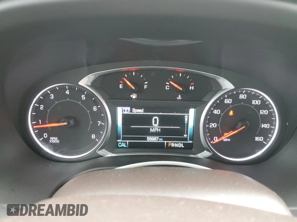 2019 GMC Acadia SLT with VIN 1GKKNMLS1KZ136803, listed as a Copart auction lot 50309655 with 55,987 mi miles and Salvage Title. Bid and sale history available at carsss.com. Image 9.