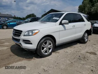 2015 Mercedes-Benz M 350 with VIN 4JGDA5JB2FA588896, listed as a Copart auction lot 62105315 with 91,992 mi miles and Salvage title. Bid and sale history available at DreamBid. Image 1.