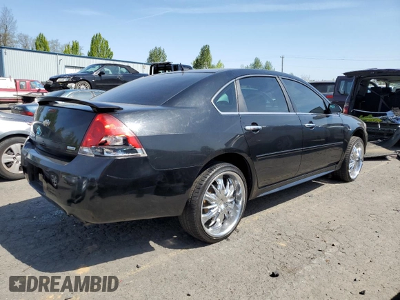 2016 Chevrolet Impala LTZ with VIN 2G1WC5E33G1172824, listed as a Copart auction lot 54455395 with 74,871 mi miles and Clean Title. Bid and sale history available at DreamBid. Image 3.