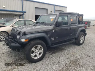 2018 Jeep Wrangler Unlimited Sport с VIN 1C4HJXDG3JW151462, выставлен на аукционе Copart как лот 57554005 с пробегом 67 234 миль миль и Списание • Salvage title. История ставок и продаж доступна на DreamBid. Изображение 1.